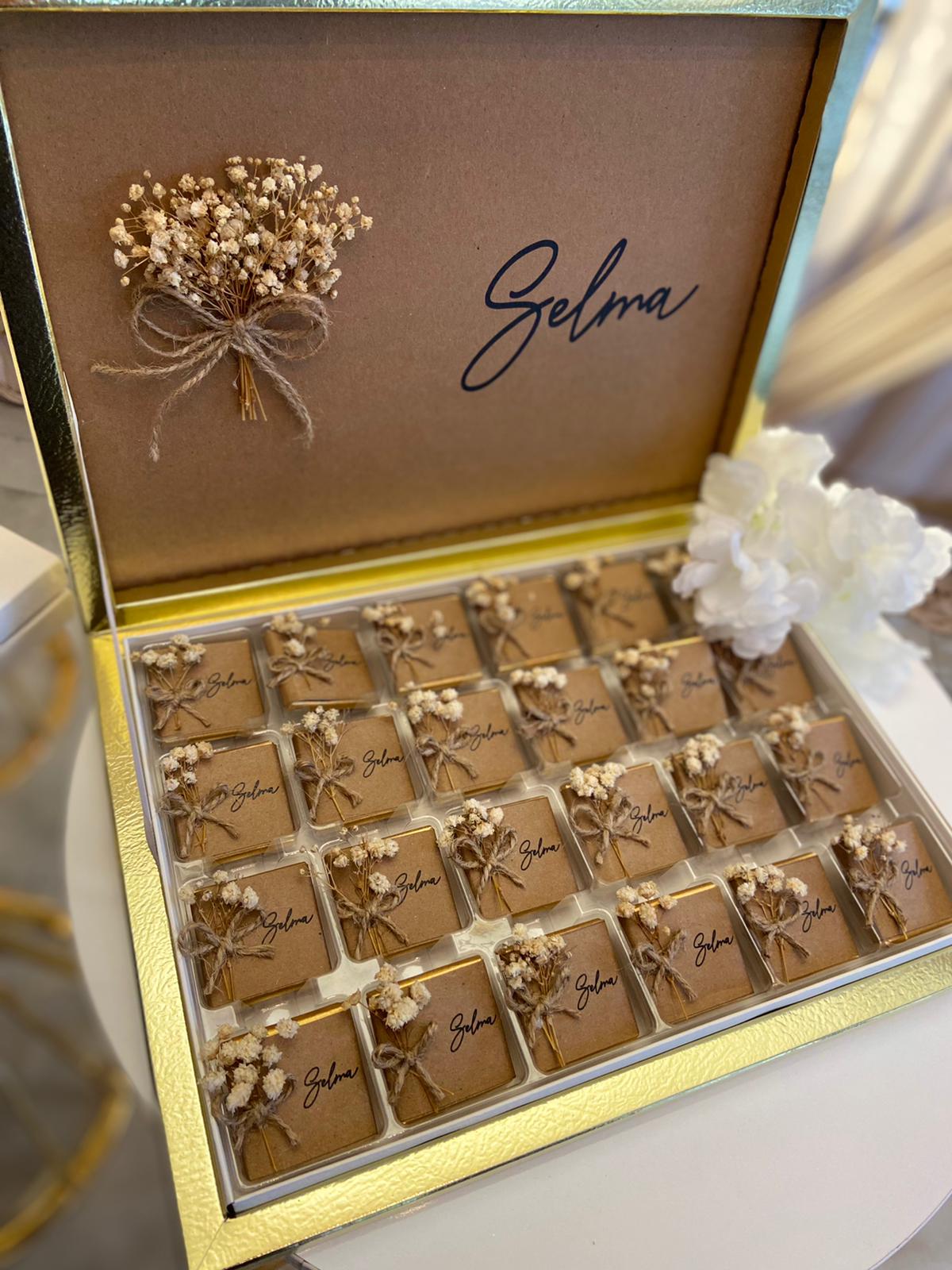 Boîte chocolat personnalisé « Isshaq »