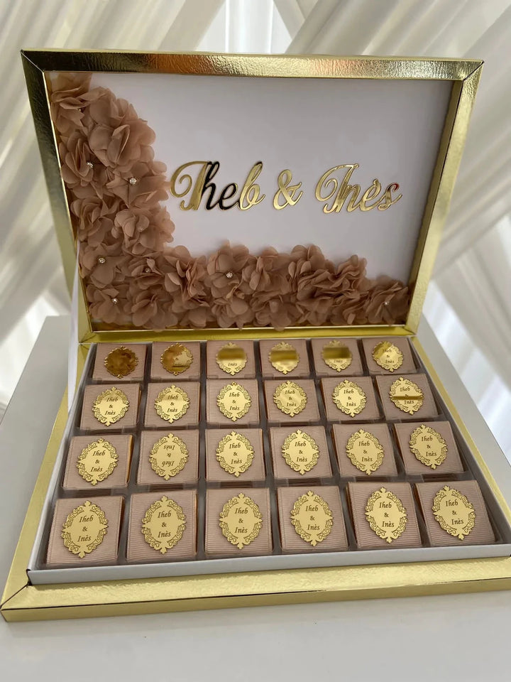 Chocolat personnalisé et boite à chocolat pour mariage – ORDESIGNN